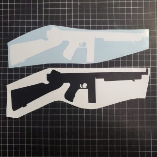 Thompson WWII Sub Gun Sticker