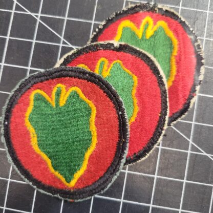 24th Infantry Division Patches, set of 3