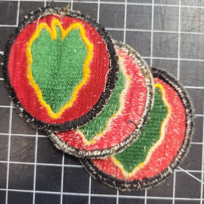 24th Infantry Division Patches, set of 3