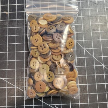 Mixed Vintage Small Brown Buttons