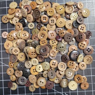 Mixed Vintage Small Brown Buttons