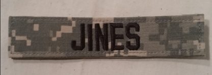 Digital Camouflage Pattern Name Tapes JINES