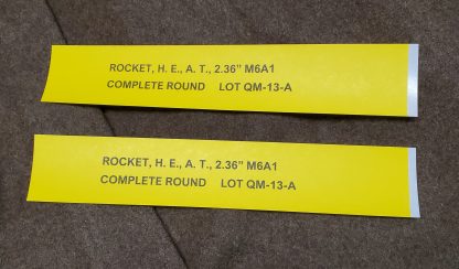 Bazooka Rocket Tube, Reproduction, 24" - Image 13