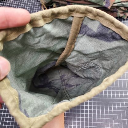 Bag, Woodland Camo, Repurposed US Uniform Sleeves - Image 4