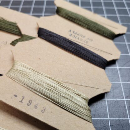 Thread Card, Replacement Thread for sewing kits or to be used for fixing WWII uniforms