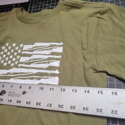 M1 Garand Flag T Shirt for Kids, size M