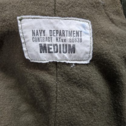 Navy cold weather deck overalls, WWII, Size M - Image 2