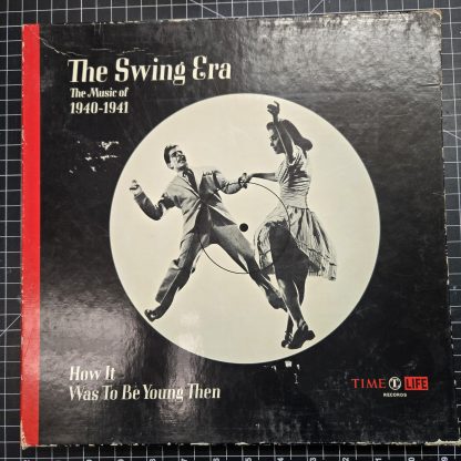 The Swing Era vinyl, Time-Life Records, big band music, vintage swing music, Glenn Miller re-creations, Duke Ellington recordings, 1940s jazz, collectible vinyl records, three-record LP set, classic big band albums.