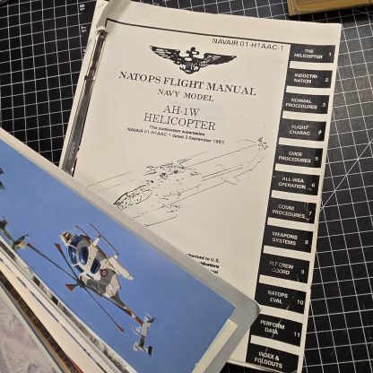 NATOPS Flight Manual for the AH-1W helicopter & Lots of Cool Brochures! 1980s