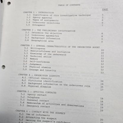 Set of four counterintelligence and undercover operations manuals from 1981 - Image 6