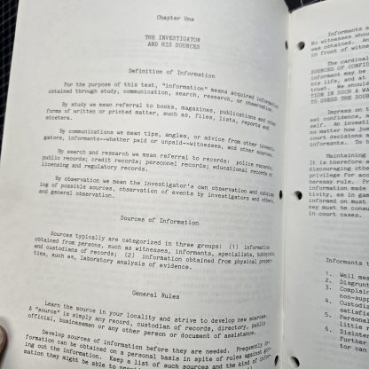 Set of four counterintelligence and undercover operations manuals from 1981 - Image 3