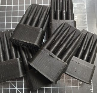 Rubber Enbloc Clips for filling cartridge belts or bandoleers, WWII Living History