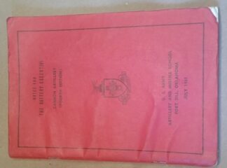 Artillery Book 1961 Fort Sill