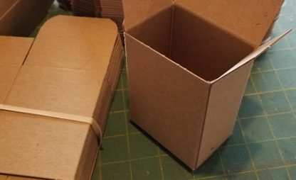 Box, Cardboard, Plain, Brown 4x3x2 - Image 2