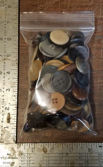 Mixed Large Vintage Buttons - Image 2