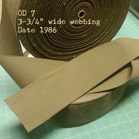 Custom Khaki Cotton Webbing 3/4 inch width – SERVICE OF SUPPLY