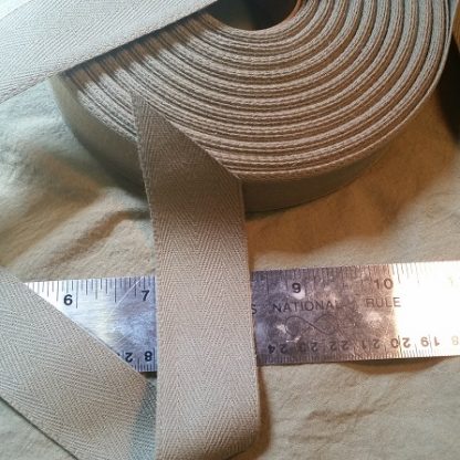 Custom Khaki Webbing 1-1/4 inch - Image 3